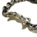 Photo6: Diamond With Gothic Grooved Flare & 7Chain Bracelet