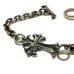 Photo5: Grooved Cross & 7Chain Bracelet