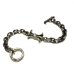 Photo7: Diamond With Gothic Grooved Flare & 7Chain Bracelet
