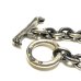 Photo8: Grooved Cross & 7Chain Bracelet