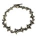 Photo3: 1/16 Gothic Grooved Flare Links Bracelet
