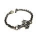 Photo1: Diamond With Grooved Cross & 6Chain Bracelet (1)