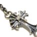 Photo6: Diamond With Grooved Cross & 6Chain Bracelet