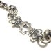 Photo5: 1/8 4Heart Crown & Half Small Oval Chain Bracelet