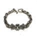 Photo1: 1/8 4Heart Crown & Half Small Oval Chain Bracelet (1)
