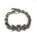 Photo4: 1/8 4Heart Crown & Half Small Oval Chain Bracelet