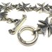 Photo6: Half Maltese Cross Links Bracelet