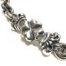 Photo2: 1/8 4Heart Crown & Half Small Oval Chain Bracelet (2)