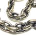 Photo3: 1/8 4Heart Crown & Half Small Oval Chain Bracelet
