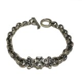 1/16 4Heart Crown & 7 Chain Bracelet