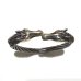 Photo10: Horse With Teeth 7mm Cable Wire Bangle