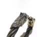 Photo9: Horse With Teeth 7mm Cable Wire Bangle