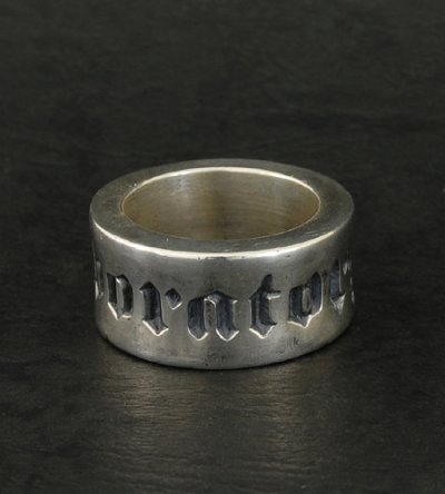 Photo2: Wide Gaboratory Cigar Band Ring