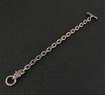 Photo2: Quarter Old Bulldog Half Chain Bracelet