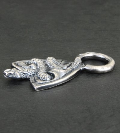 Photo5: Medium Snake Belt Tip Pendant