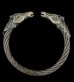 Photo1: Horse Cable Wire Bangle (1)