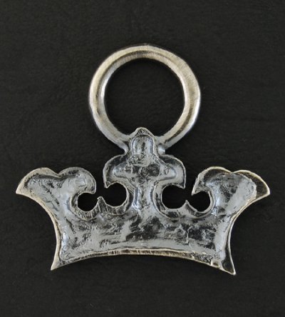 Photo2: Large Crown Pendant With Loop