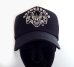 Photo2: Triple Skull Mesh Cap (Snap-back) (2)