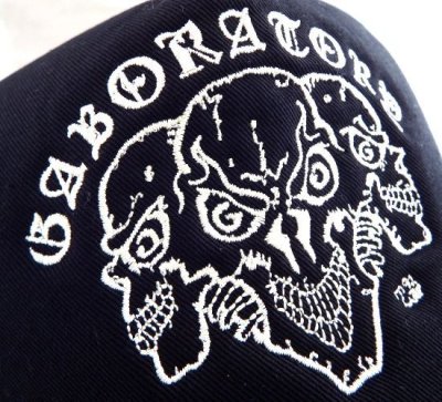 Photo5: Triple Skull Mesh Cap (Snap-back)