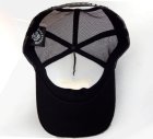 More Photo1: Triple Skull Mesh Cap (Snap-back)