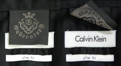 Photo5: Gaboratory Dress shirts(Black)