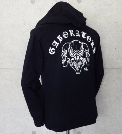 Photo4: Triple skull hooded jacket