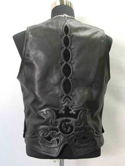 Photo2: Gaboratory Tribal Leather Vest