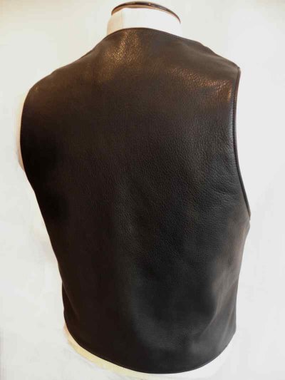 Photo1: Gaboratory Tailored Leather Vest