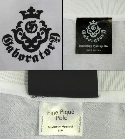 Photo3: Gaboratory Atelier Mark Polo Shirt(White)