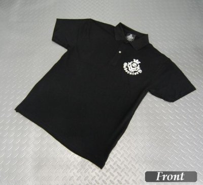 Photo1: Gaboratory Atelier Mark Polo Shirt(Black)