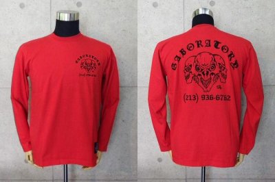 Photo1: Staff T-Shirt [Red]