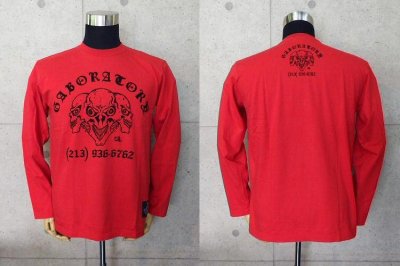 Photo1: Staff T-Shirt [Red]