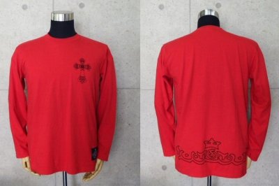 Photo1: Atelier tribal T-Shirt [Red]