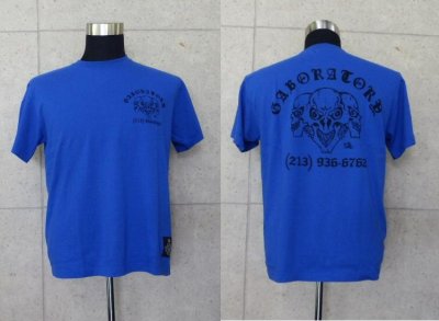 Photo1: Staff T-shirt [Blue]