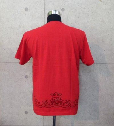 Photo2: Atelier tribal T-shirt [Red]