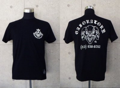 Photo1: Staff T-shirt [Fr, Atelier mark/Black]