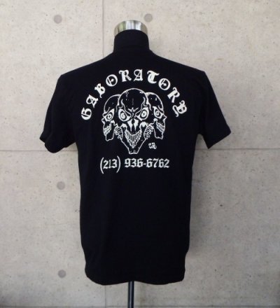 Photo2: Staff T-shirt [Fr, Atelier mark/Black]