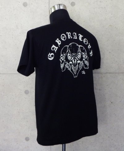 Photo3: Triple Skull T-shirt [Black]