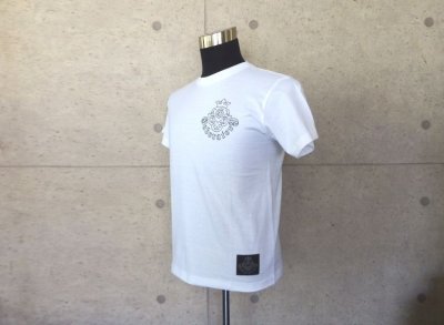 Photo2: Atelier mark T-shirt [White/Outline]