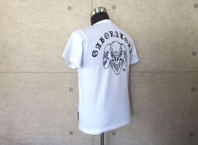 Photo3: Triple Skull T-shirt [White]