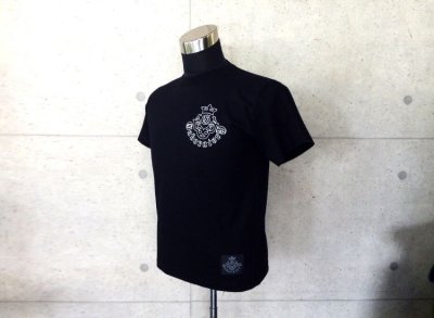 Photo2: Atelier mark T-shirt [Black/Outline]