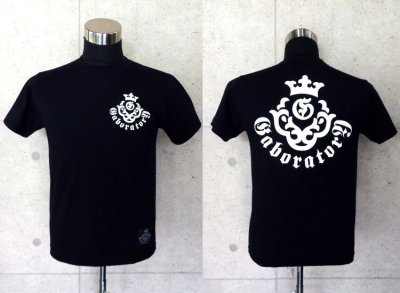 Photo1: Atelier mark T-shirt [Black]