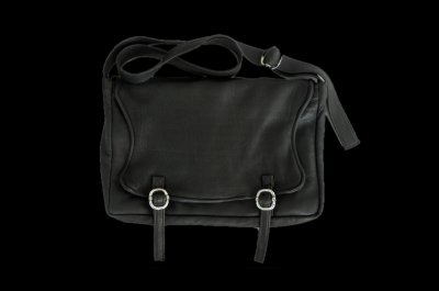 Photo1: Gaboratory Soft Leather shoulder Bag [17inc]