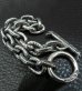 Photo8: Textured Small Oval Chain Link Bracelet