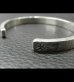 Photo2: Quarter Flat Bar Bangle 7mm Bold (2)