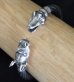 Photo13: Rhinoceros & Alligator Cable Wire Bangle