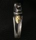 Photo5: 18k Gold Skull On Master Gothic Bangle