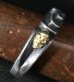 Photo4: 18k Gold Skull On Master Gothic Bangle