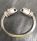 Photo4: Bulldog With Bolo Neck Triangle Wire Bangle