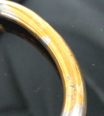 Photo2: Pure Gold Wrap Wire O-Ring Bangle (7.5mm)